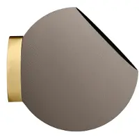 AYTM - Globe Wall Pflanzentopf Ø17xH15,4 Taupe/Gold