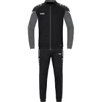 Jako Performance Polyesteranzug Schwarz F804 || Größe 4XL