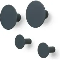 Blomus Handtuchhaken Ponto Gunmetal (4er Set)