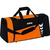 Erima SIX WINGS Sporttasche L orange/schwarz