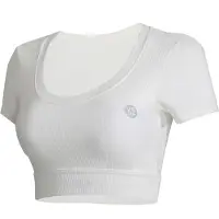 Yeaz Sporttop "SHORT TOP CLUB LEVEL", Kinder, Gr. M, weiß, Obermaterial: 78% Polyester PES. 22% Elasthan EL., Tops Sporttop