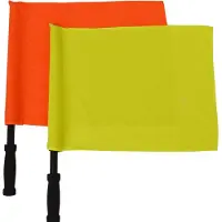Sportifrance Sporti France Linienrichterfahne Gelb Gelb One Size