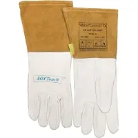 WELDAS Schweisserhandschuhe Grösse XL (9,5) natur/orange EN 388, EN 12477, EN 1149-2