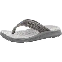 SKECHERS Herren Pantoletten grau