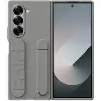 Samsung Original Galaxy Z Fold 6 Hülle - Silikon - Backcover/Soft Case - Grau