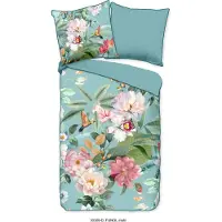 Descanso Duvet cover 155x220 + 1* 80x80 cm - flowers