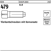 F. REYHER Nchfg. GmbH & Co. KG DIN 479 - Stahl 8.8 blank - M 8x30 - Vierkantschrauben mit Kernansatz