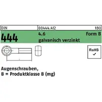 Reyher Augenschraube DIN 444 Form B BM 8 x 140 4.6 galvanisch verzinkt