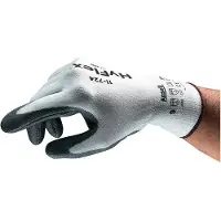 Ansell Schnittschutzhandschuhe HyFlex 11-724 Grösse 9 weiss/grau EN 388 PSA-Kategorie II