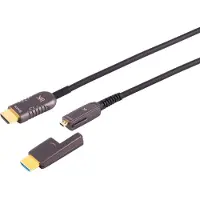 S-Impuls S/CONN maximum connectivity HDMI Anschlusskabel-Optisches HDMI Verlegekabel-Set, 10K, 100m
