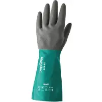 Ansell Chemikalienschutzhandschuh AlphaTec 58-435 Größe 10 seegrün/anthrazitgrau EN 388, EN 374, EN 11...