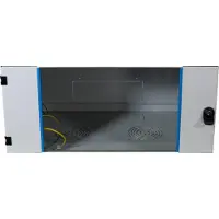 EFB Elektronik Fronttür für Wandverteiler 6HE, Glas, RAL7035 inkl. Scharnier