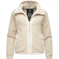 Ragwear Sweatjacke "Nordicka" Sportliche Kapuzenjacke mit Kunstleder-Elementen