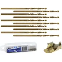 GEKO Bohrer für Metall 8mm HSS, 10er Pack