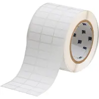 Brady THT-5-488-10, Polyester, Weiss, matt, 25.40 x 12.70 mm, permanent, 3-bahnig (10000 E.)