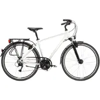 KROSS Trekkingrad "Trekkingrad Trans 4.0 weiß 21 Gänge" 21 Gang Shimano ACERA T3000 Schaltwerk Kettenschaltung