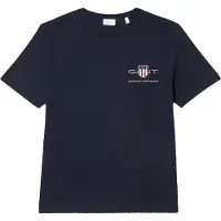 Gant T-Shirt "T-Shirt Regular Archive Shield EMB 1er Pack", Herren, Gr. XL, blau, Obermaterial: 100% Baumwolle CO., Shirts T-Shirt