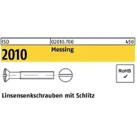 F. REYHER Nchfg. GmbH & Co. KG Linsensenkschraube ISO 2010 m.Schlitz M 4 x 16 Messing