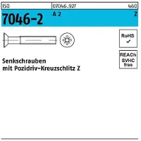 F. REYHER Nchfg. GmbH & Co. KG Senkschraube ISO 7046-2 m.Kreuzschlitz-PZ M 5 x 80 -Z A 2