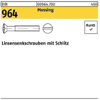 F. REYHER Nchfg. GmbH & Co. KG Linsensenkschraube DIN 964 Schlitz M 5 x 45 Messing