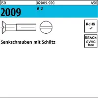 F. REYHER Nchfg. GmbH & Co. KG Senkschraube ISO 2009 m.Schlitz M 5 x 18 A 2