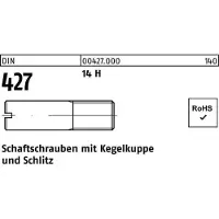 F. REYHER Nchfg. GmbH & Co. KG Schaftschraube DIN 427/ISO 2342 m.Kegelkuppe/Schlitz M 10 x 30 14 H