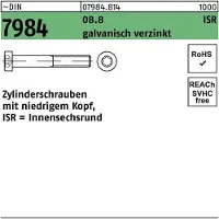 Lemvigh-Muller Zylinderschraube DIN 7984 m.Innensechsrund M 4 x 16 -T20 8.8 galvanisch verzinkt