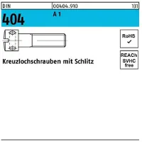 Hörger & Geßler Kreuzlochschraube DIN 404 Schlitz M 5 x 10 A 1