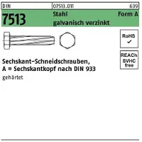 F. REYHER Nchfg. GmbH & Co. KG Gewindeschneidschraube DIN 7513 Form A m.Sechskant AM 5 x 20 Stahl galvanisch verzinkt