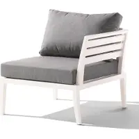 Sieger Cannes Seitenteil rechts weiß/grau