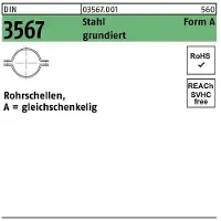 Reyher Rohrschellen DIN 3567 St. A 43 NW 32 (50 Stück)