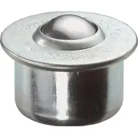 HP Autozubehör Kugelrolle Stahlkugel Ø 36 mm Edelstahl Tragfähigkeit 97 kg