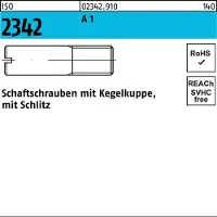 F. REYHER Nchfg. GmbH & Co. KG Schaftschraube ISO 2342 m.Kegelkuppe/Schlitz M 10 x 30 A 1