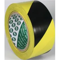 IKS Bodenmarkierungsband F33 PVC schwarz / gelb - 5635000001