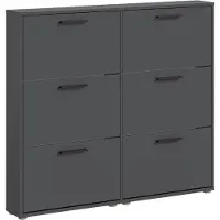 HBZ-Meble Carryhome Schuhkipper 6er SAM - B/H/T ca. 116.00x103.00x17.00