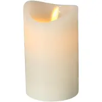 Boltze LED Kerze Bino mit Timer und Swing Flame in cremeweiss | Gr.: M