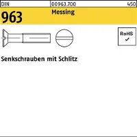 F. REYHER Nchfg. GmbH & Co. KG Senkschraube DIN 963 Schlitz M 16 x 40 Messing