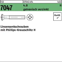 F. REYHER Nchfg. GmbH & Co. KG Linsensenkschraube ISO 7047 m.Kreuzschlitz-PH M 5 x 40 -H 4.8 galvanisch verzinkt