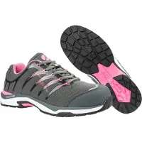 Albatros TWIST PINK WNS LOW, Weiblich, Erwachsener, Sicherheitsschuhe, Grau, Pink, ESD, HRO, S1P, SRC, Tunnelzugverschluss