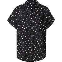Vero Moda Kurzarmbluse "VMBUMPY SS SHIRT AOP WVN GA NOOS" Viskose, regular fit