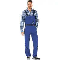 Planam Highline Latzhose kornblau marine zink Grösse 30