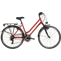 Dacapo Trekkingrad Damen 28'' Metropolis Rot 21 Gänge RH 48 cm