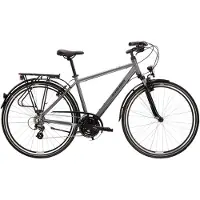 KROSS Trekkingrad "Trekkingrad Trans 1.0 28" grau" 21 Gang Shimano ALTUS M310 Schaltwerk Kettenschaltung