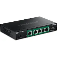Trendnet TPE-B541 - Version v1.0R - Switch - betrieben, mit PoE-Passthrough - Smart - 5 x Gigabit Ethernet