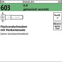 F. REYHER Nchfg. GmbH & Co. KG M 10X30 DIN 603 8.8 FZB br?ddebolt - (200 stk.)