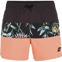 O'Neill OŽNEILL MIX & MATCH CALI BLOCK 15'' SWIM SHORTS Black Tropicana S