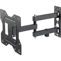 Vision VFM-WA2X2/3 - Befestigungskit (Wandplatte, VESA-Adapter, Gelenkarm) - einstellbarer Arm - für LCD-Display - kaltgewalzter Stahl - Schwarz