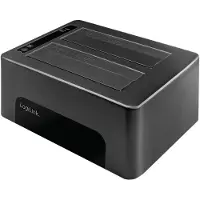 Logilink QP0029, HDD, SSD, SATA, 2.5,3.5", 12 TB, USB 3.2 Gen 1 (3.1 Gen 1) Type-B, Schwarz