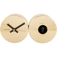 Karlsson - Kuckucksuhr Duo Cuckoo Plated - Gold - 26x7.2x13cm
