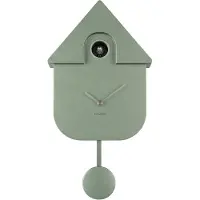 Karlsson - Kuckucksuhr Modern Cuckoo Metallic - Grün - 21.5x8.5x41cm